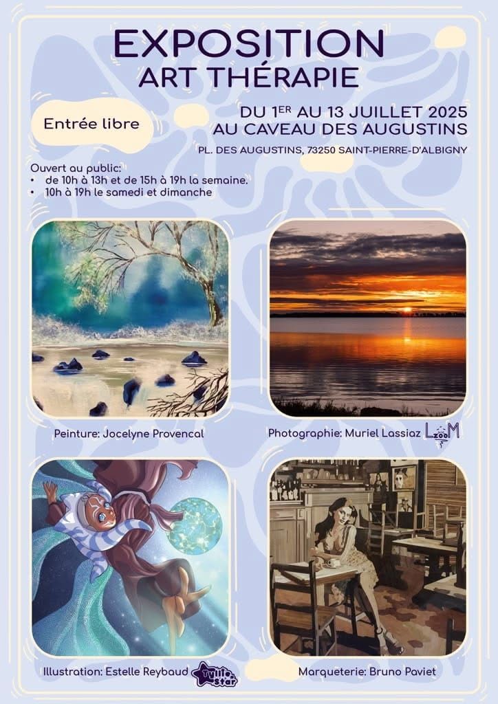 Expo Photo & Art-Thérapie à Saint-Pierre-d&rsquo;Albigny : quand l&rsquo;art devient source de bien-être